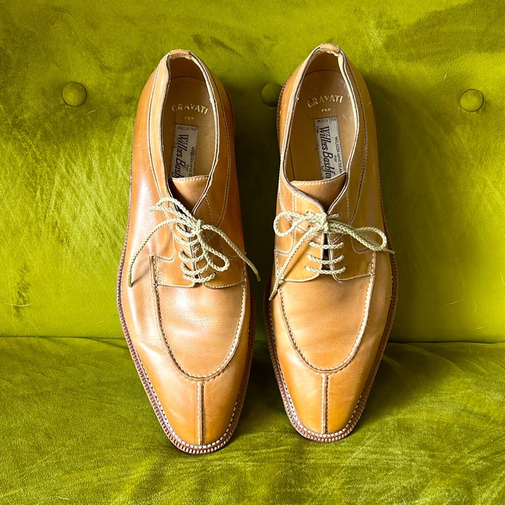 Wilson and Dean for Wilkes Bashford | Size 11 men’s tan leather oxfords